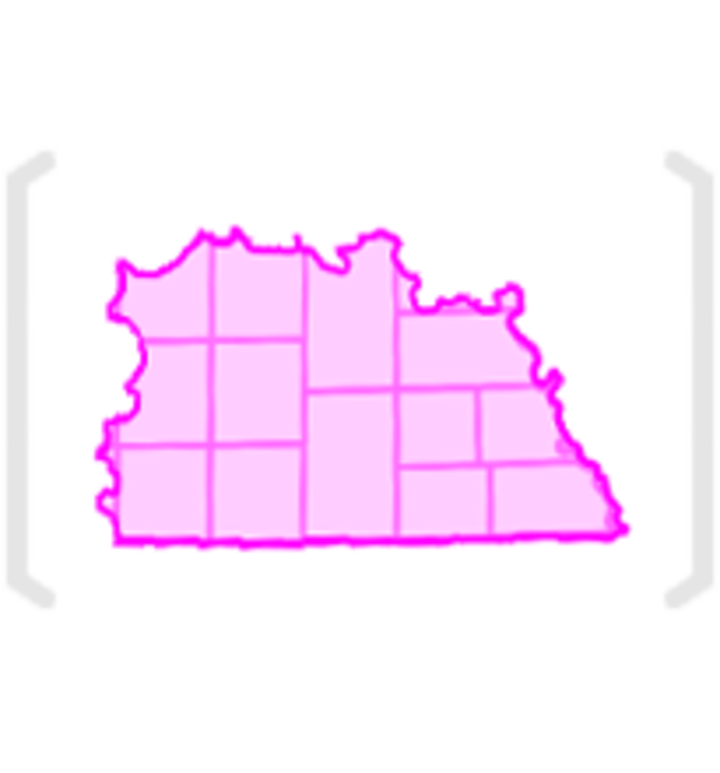 Southeast Counties Map